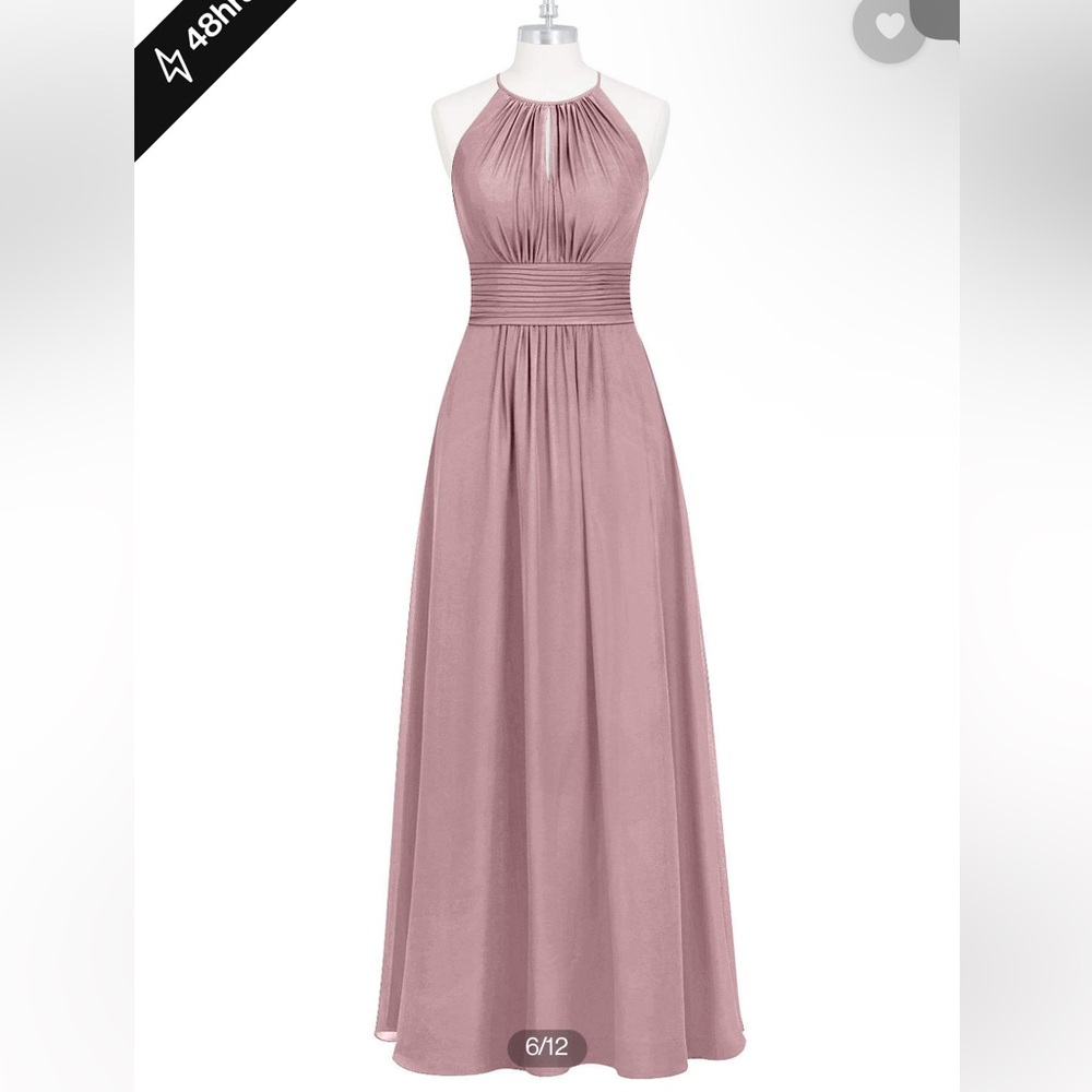 Sleeveless Halter Maxi Dress in Dusty Rose